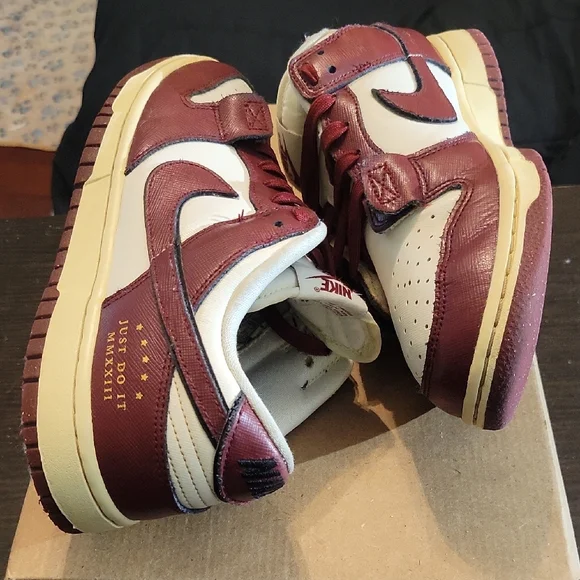 Nike Dunk Low SE Sisterhood Sail Team Red (Womens) Womens Sz 9 - Picture 7 of 11